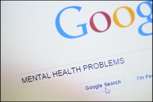 Google search bar "Mental Health Problems"